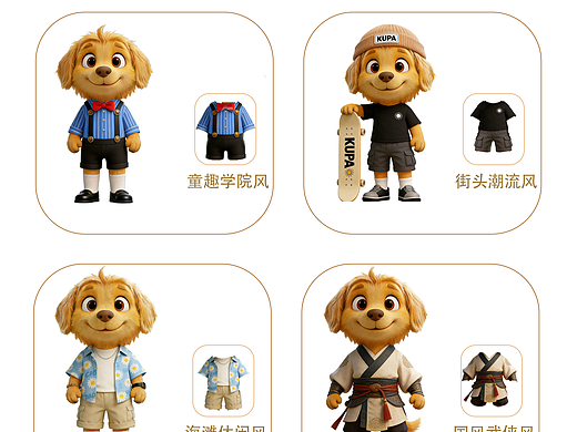 3D 卡通 IP 形象全案设计