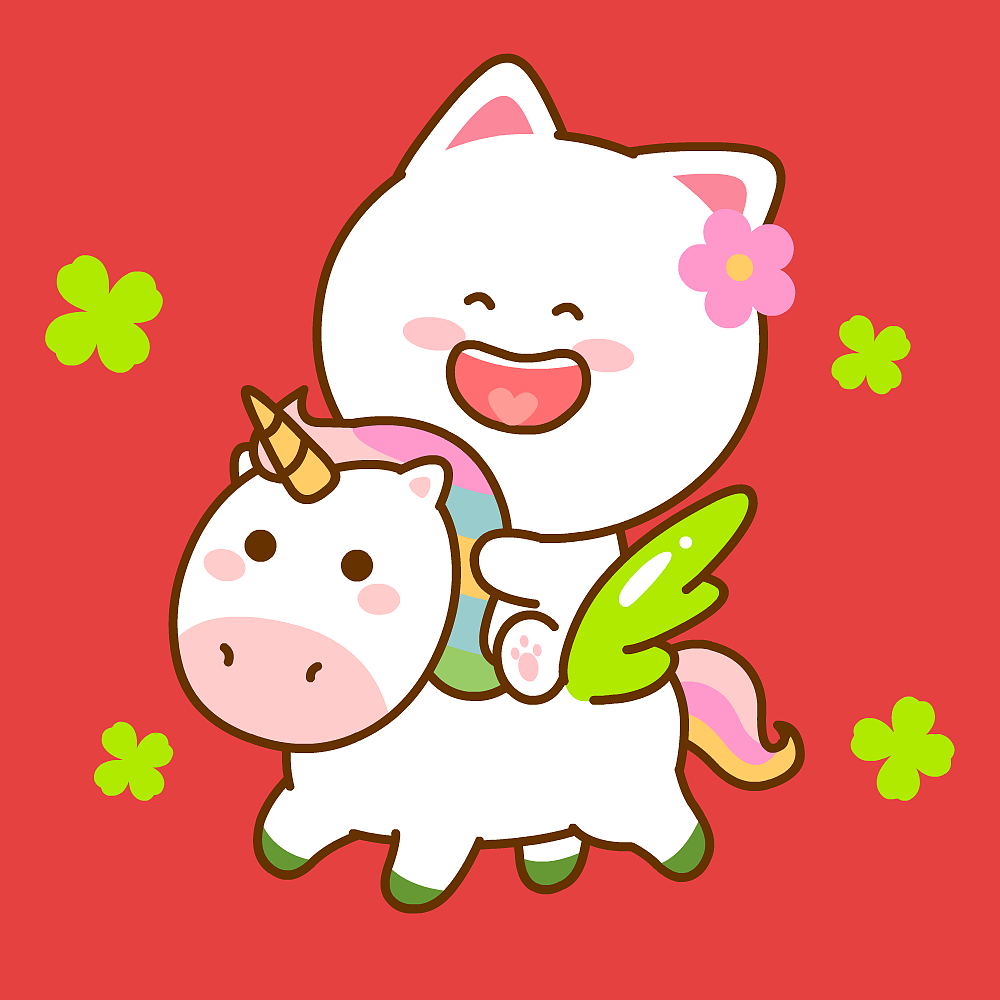 桃小仙马年祝福~（图ZNDAyODYwOTY4） - 网络表情 - 站酷设计师仙粑原创素材 - 站酷ZCOOL