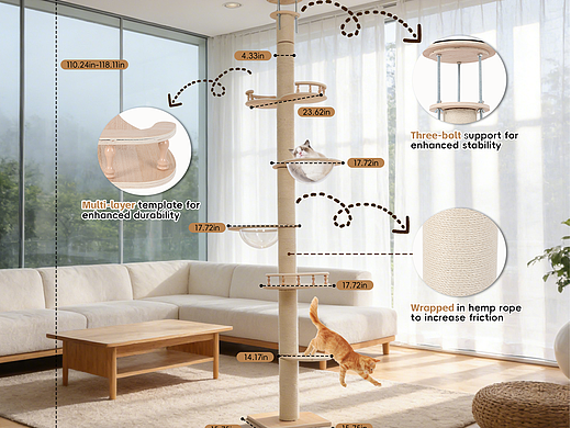 亚马逊落地猫爬树图片设计