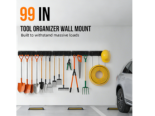 亚马逊车库工具收纳架图片设计