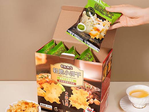 小饼干零食包装设计｜“爆款”包装原创设计