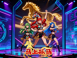 女团出道《马上抓马》新年魔性抽象音乐MV