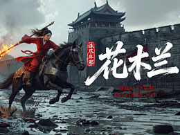 花木兰 马年贺岁短片  |  站酷AI设计