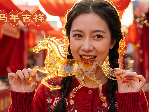 《马上有福 马年吉祥》