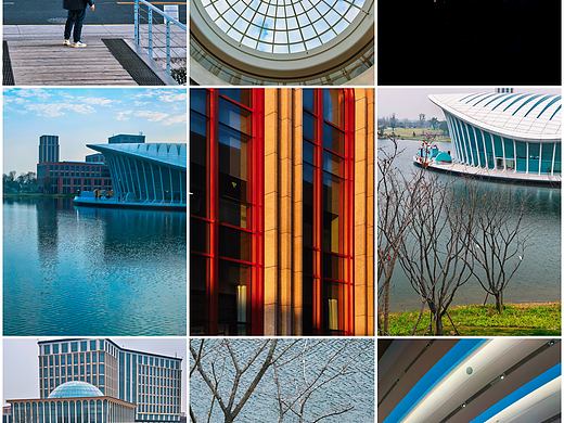 上海练秋湖华为园区，光影交织写尽城与自然温柔