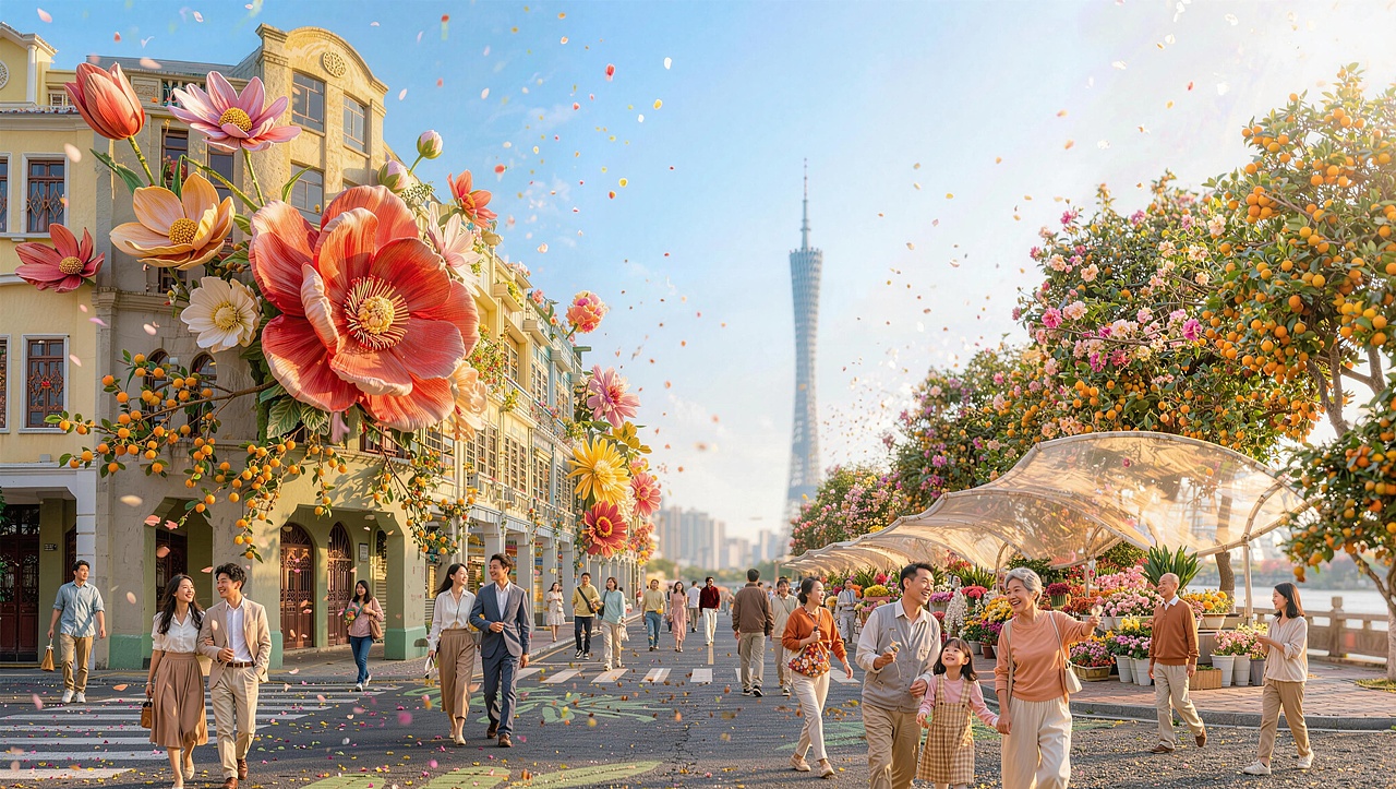 AIGC 科大讯飞《欢迎外国朋友来过年》（图ZNDAyODgxMTI0） - AI作品 - 站酷设计师LANCEAi捏片原创素材 - 站酷ZCOOL