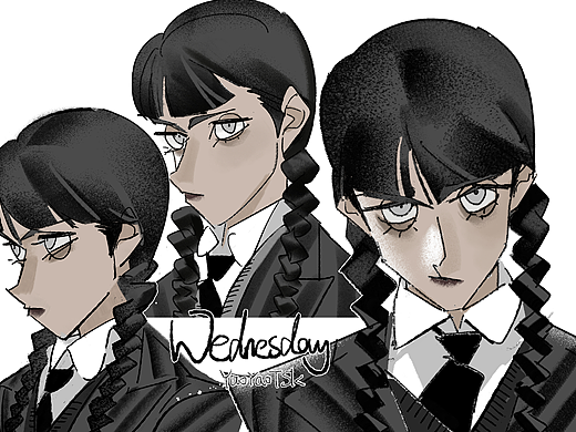 wednesday heads（個(gè)人主頁-ZNzMxODU0MjA=） - 其他動(dòng)漫 - 站酷設(shè)計(jì)師妖妖天上空原創(chuàng)素材 - 站酷ZCOOL