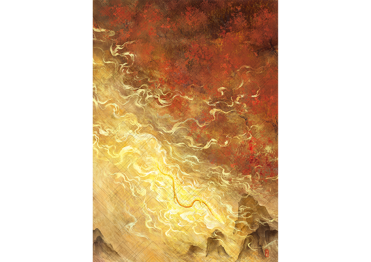 潜龙重彩（图ZNDAyODgyNDEy） - 商业插画 - 站酷设计师画画的寂阳JIYANG原创素材 - 站酷ZCOOL