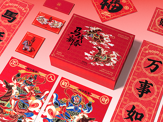 2026 丙午马年「马戏新春」新年文创礼盒全案设计（个人主页-ZNzMxODU2NTI=） - 包装 - 站酷设计师锚点创意原创素材 - 站酷ZCOOL