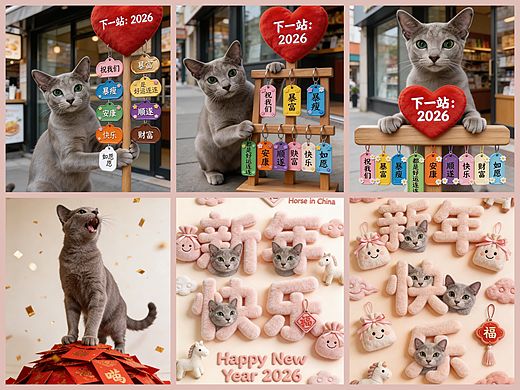 猫主子 来拜年了