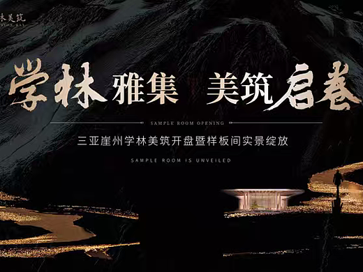 2025三亚崖州学林美筑开盘暨样板间开放活动案