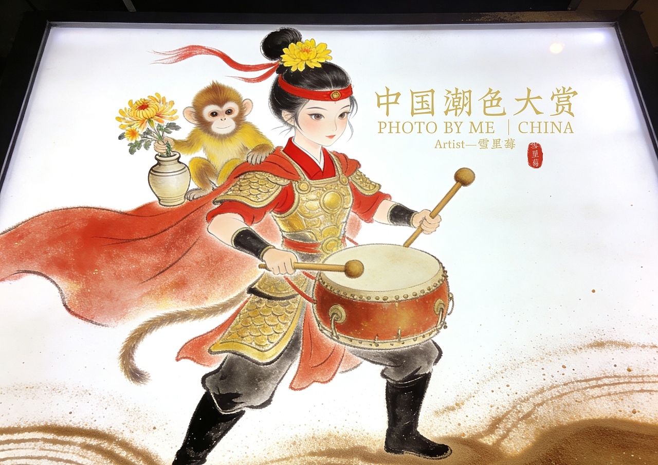 沙画纪念2026马年新春除夕守岁（十二花神生肖版）（图ZNDAyODg0MzQw） - 其他 - 站酷设计师雪里莓工作室原创素材 - 站酷ZCOOL