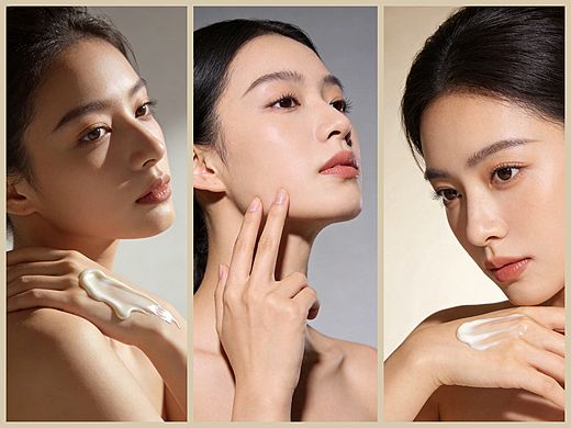 护肤品模特摄影 Ai摄影