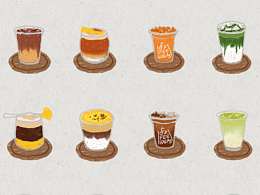 IDEAS COFFEE咖啡插画