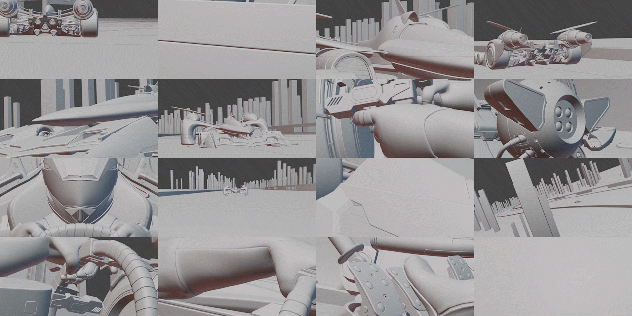 CG还原：《新世纪GPX高智能方程式赛车》（图ZNDAyOTAwNTI0） - 短片 - 站酷设计师Clark居然被用了原创素材 - 站酷ZCOOL