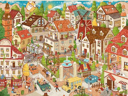 五号街：街心公园镇