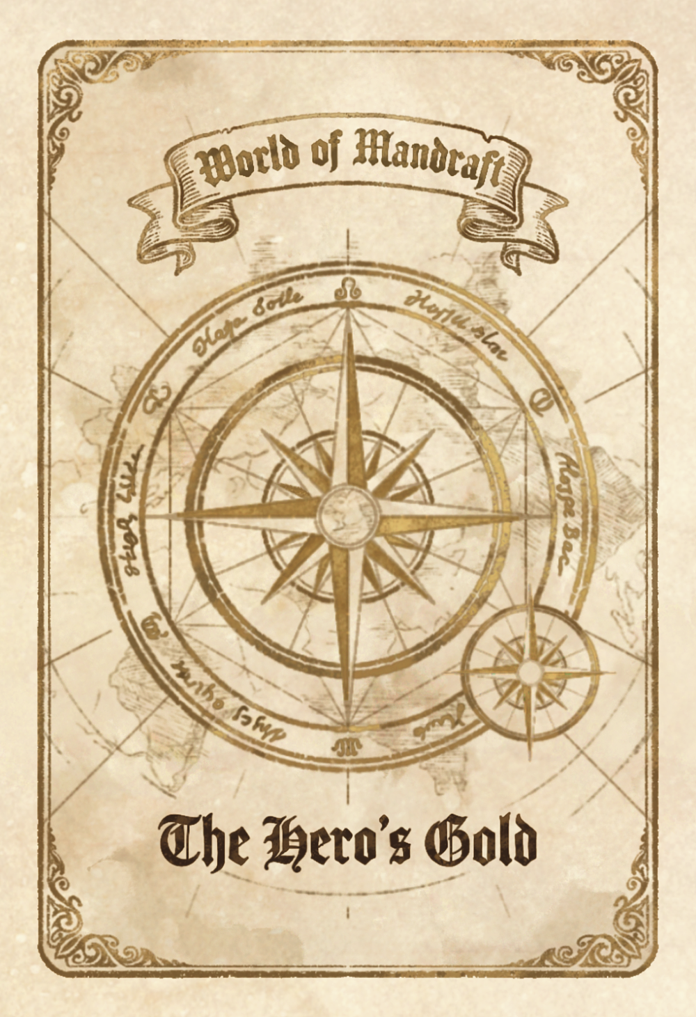 罗盘与旧羊皮纸 - 复古奇幻风格（图ZNDAyOTAyMzU2） - 商业插画 - 站酷设计师小曼达原创素材 - 站酷ZCOOL