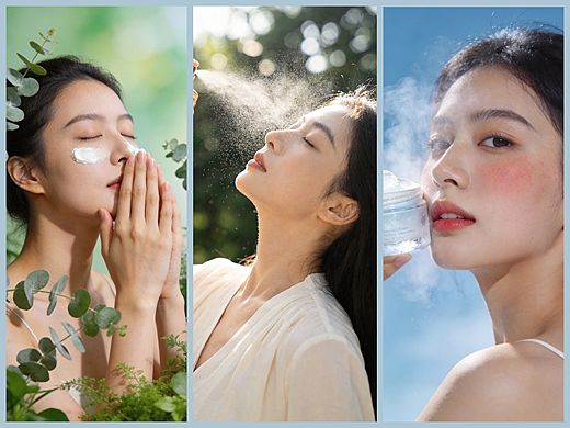 护肤品模特摄影 Ai摄影