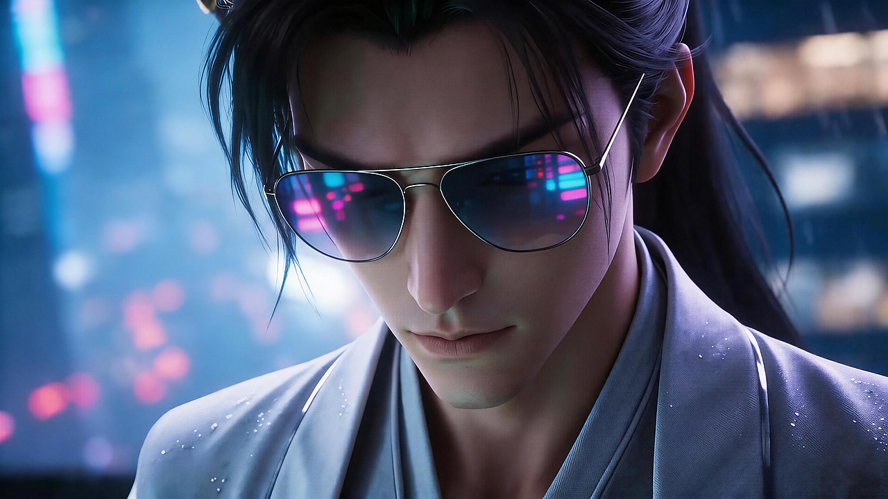 AI赛博仙侠传-修仙者在都市高楼之间的战斗（图ZNDAyOTAzNzI0） - AI作品 - 站酷设计师周博炜原创素材 - 站酷ZCOOL