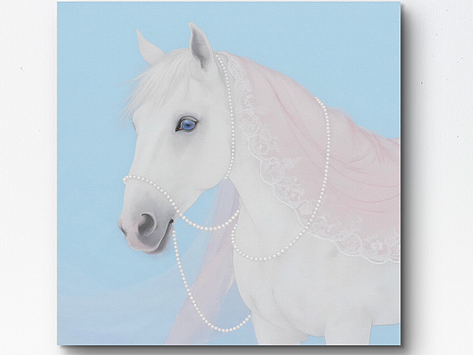 天穹之骏（手绘油画，可收藏）