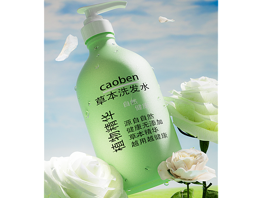 洗发水瓶渲染（个人主页-ZNzMxODkxMjQ=） - 产品 - 站酷设计师Z471573425原创素材 - 站酷ZCOOL