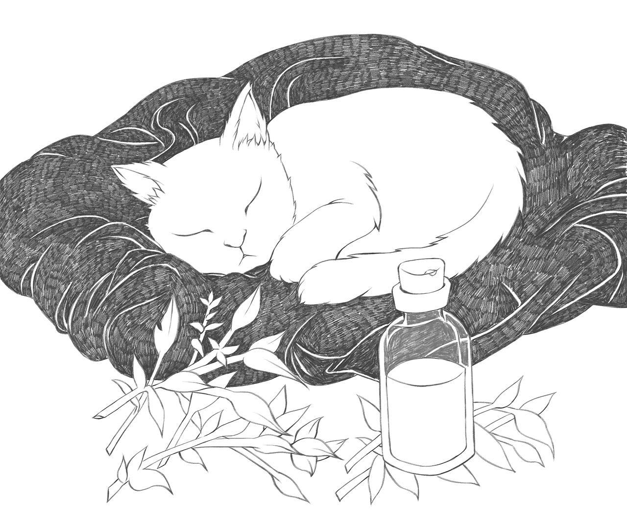 暗夜之语（图ZNDAyOTA4OTI4） - 商业插画 - 站酷设计师雅妮斯Yannis原创素材 - 站酷ZCOOL