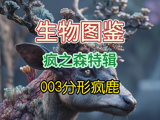 生物图鉴疯之森 003 分形疯鹿