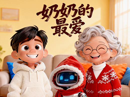 AI短片《奶奶的最爱》春晚番外篇