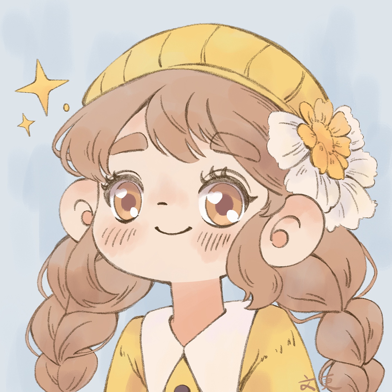 女孩《红，黄，蓝》（图ZNDAyOTE5NDU2） - 商业插画 - 站酷设计师文更原创素材 - 站酷ZCOOL