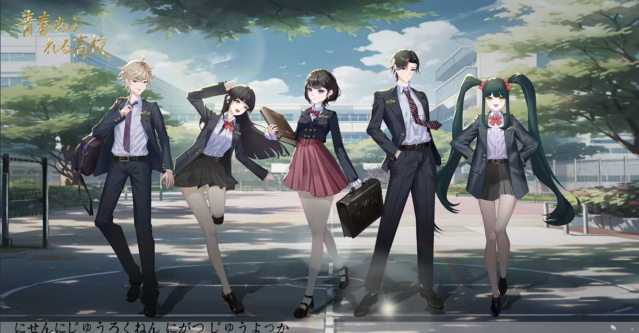 青春高校（图ZNDAyOTE5ODI0） - 商业插画 - 站酷设计师寻洋子原创素材 - 站酷ZCOOL