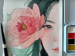 水彩｜国风人物