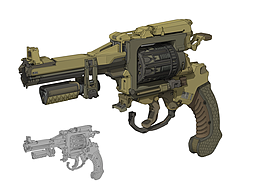 一些近未来科幻风格的枪械设计