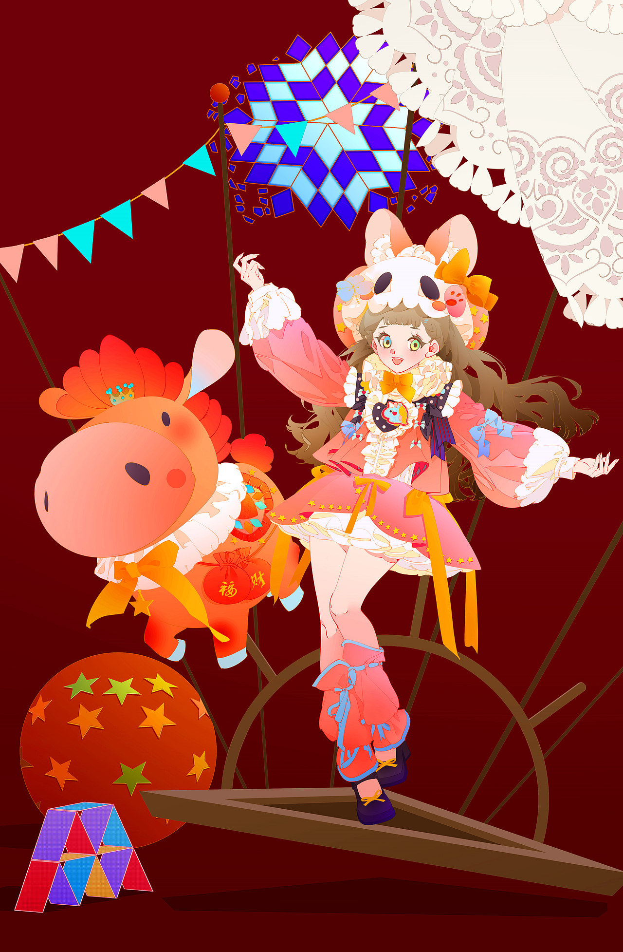 带着小马勇敢前进！（图ZNDAyOTIyNjY4） - 商业插画 - 站酷设计师北都Irina原创素材 - 站酷ZCOOL
