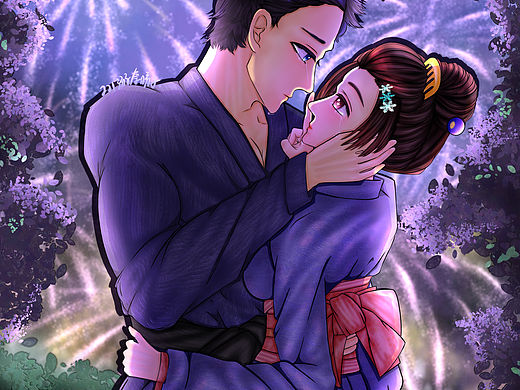 狛治先生，请不要哭，这是我们等的烟花