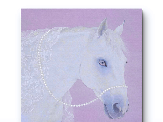 油画手绘马（可收藏）