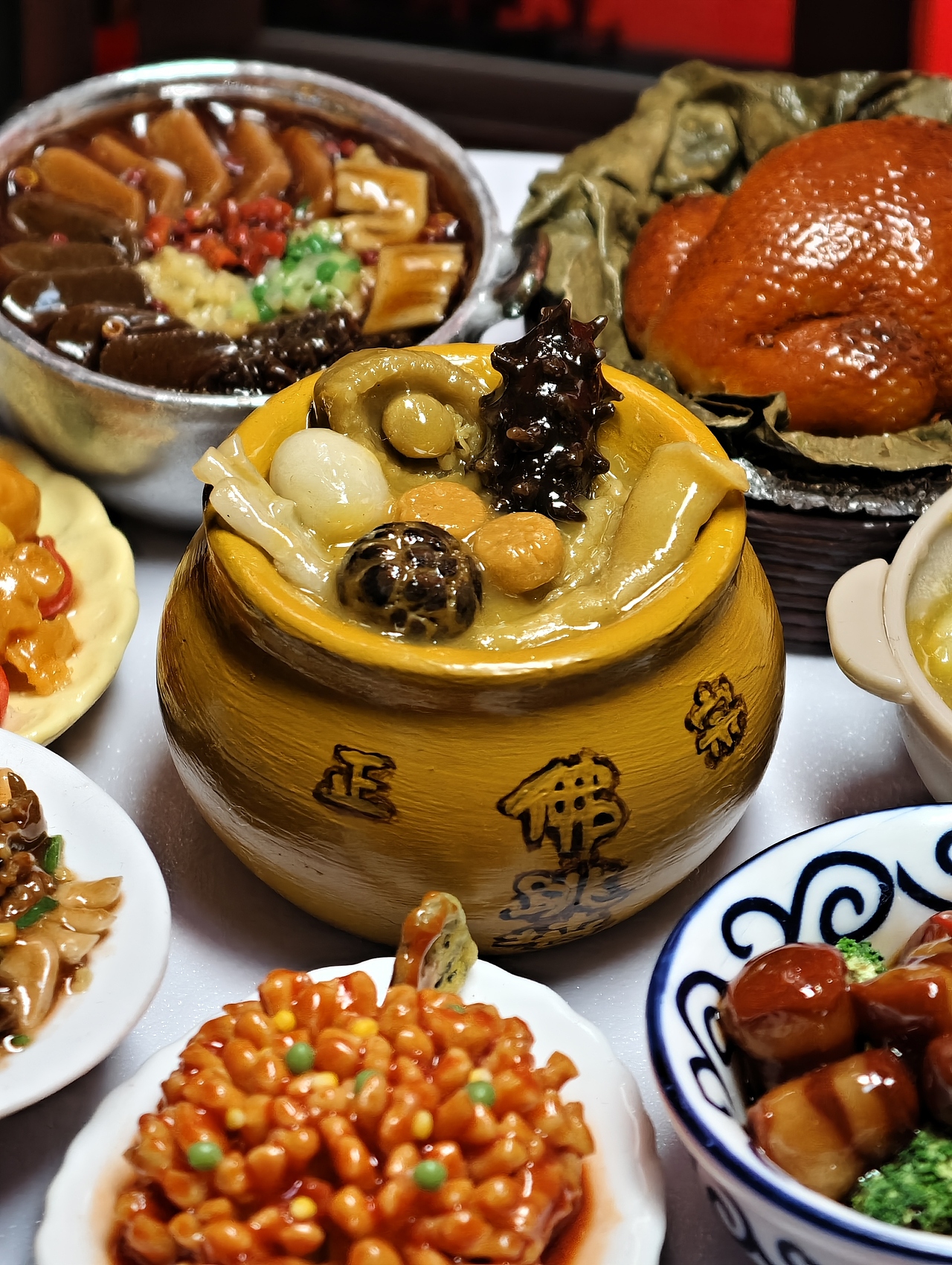 迷你粘土食玩八大菜系年夜饭看看有你的家乡菜吗（图ZNDAyOTIzNTA0） - 手办/模玩 - 站酷设计师糖锅Kui粘土食堂原创素材 - 站酷ZCOOL