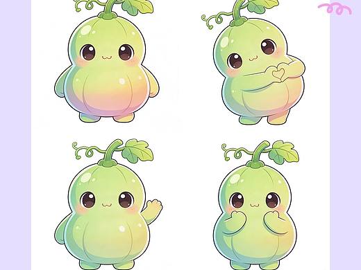 软萌小葫芦上线～圆圆胖胖，福气满满，可爱又治愈