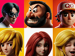 QQ经典头像3D复刻