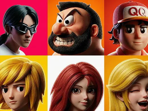 QQ经典头像3D复刻