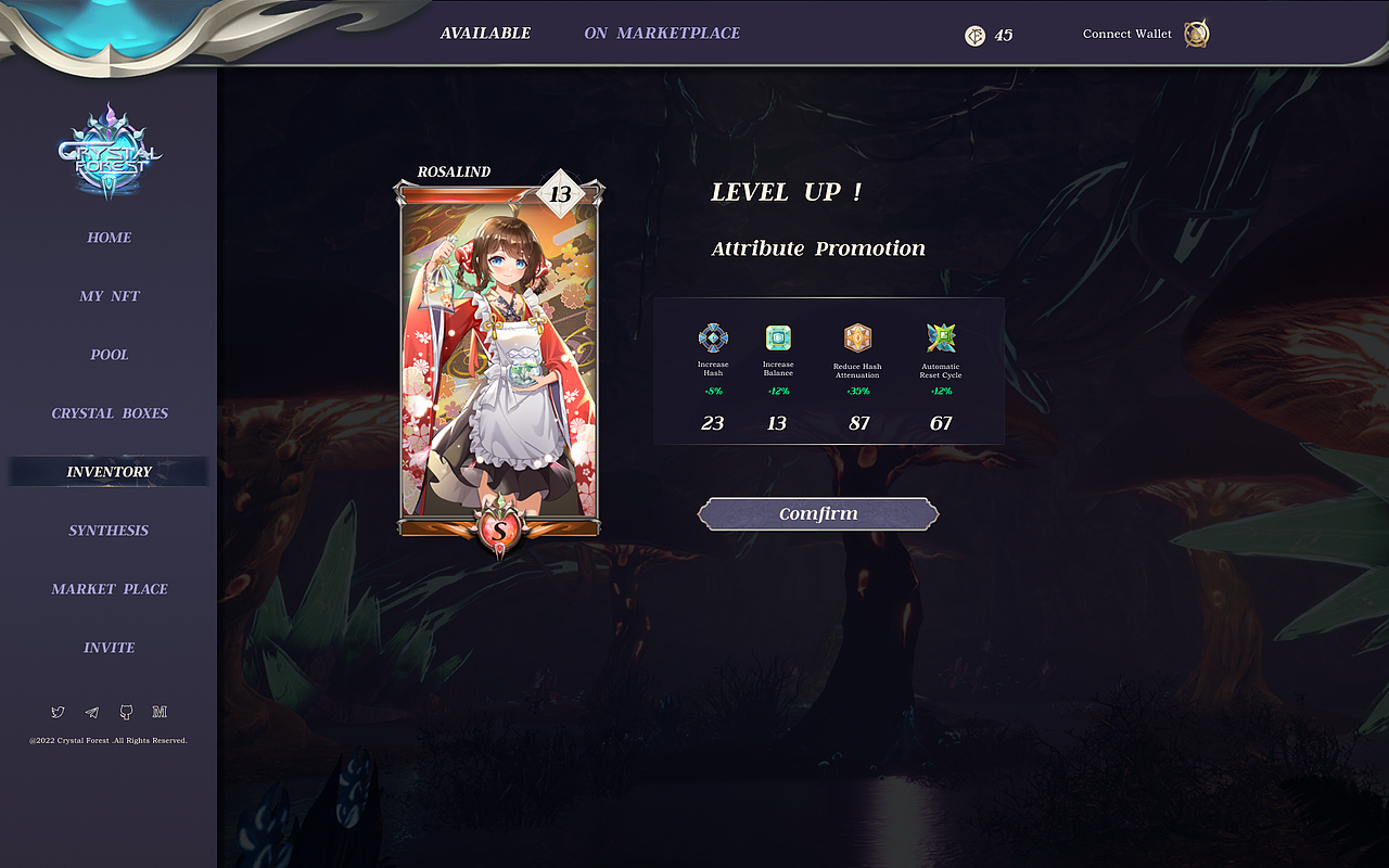 水晶森林dapp页面补充（图ZNDAyOTMyNTYw） - 游戏UI - 站酷设计师陈十一design原创素材 - 站酷ZCOOL