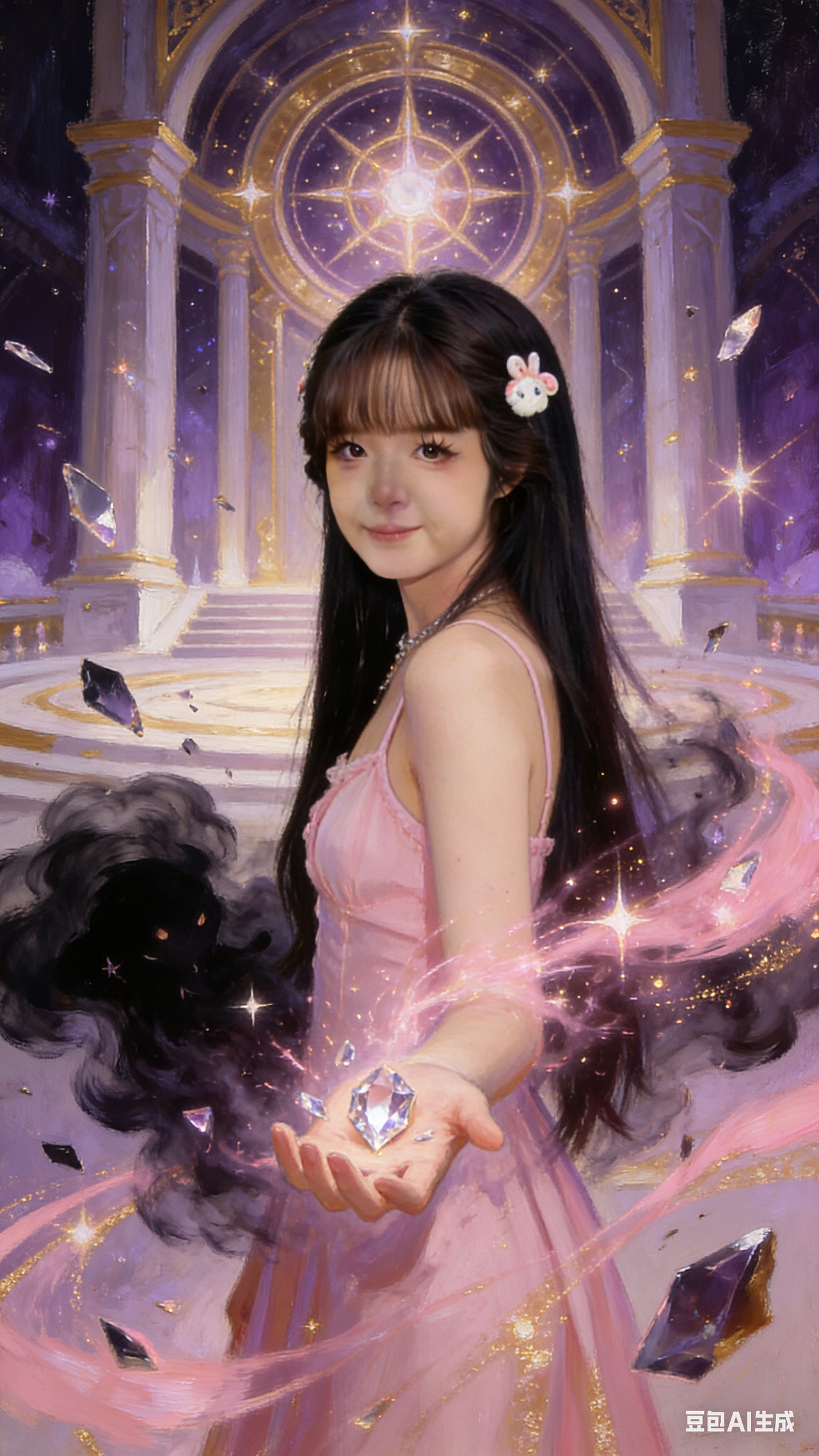 星落童话镇·星愿少女的归乡之旅（图ZNDAyOTM2MjU2） - AI作品 - 站酷设计师数字艺术家袁诗淯原创素材 - 站酷ZCOOL