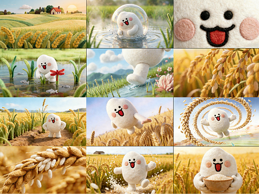 小木屋拌饭《一粒米的抽象独白》