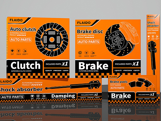 哲仕设计作品xFLAIDO汽车零配件品牌包装设计
