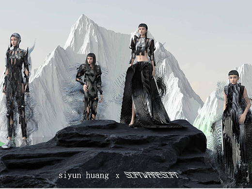 黄斯赟 | 数字时尚+虚拟服装《水栖人》