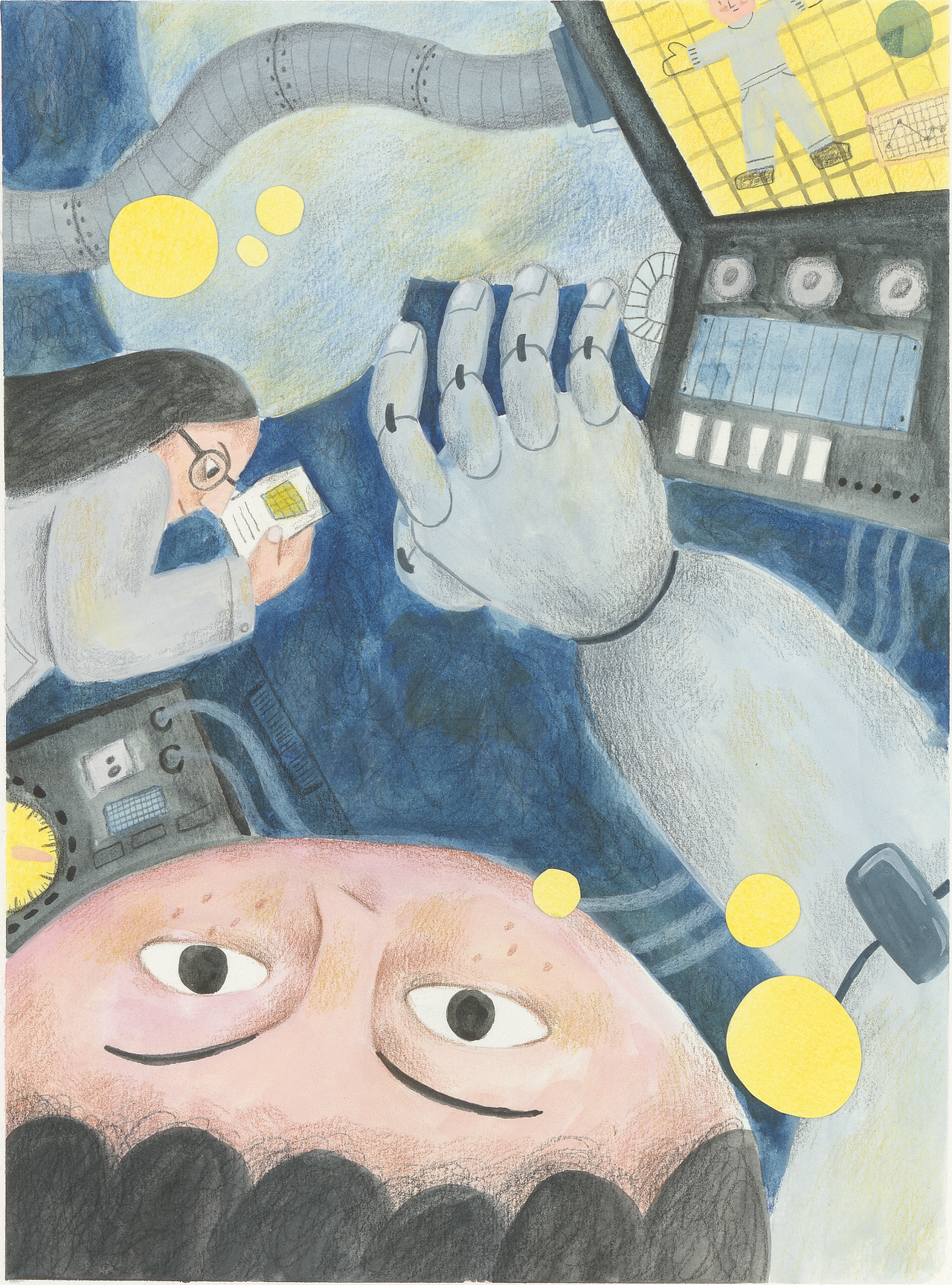 为《十月少年文学》2月刊绘制的作品（图ZNDAyOTQ4Nzky） - 商业插画 - 站酷设计师Takk111原创素材 - 站酷ZCOOL