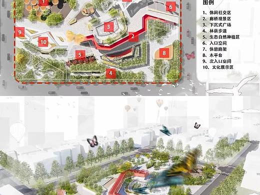 景观鸟瞰/彩平/效果图/环艺/设计/灵感库