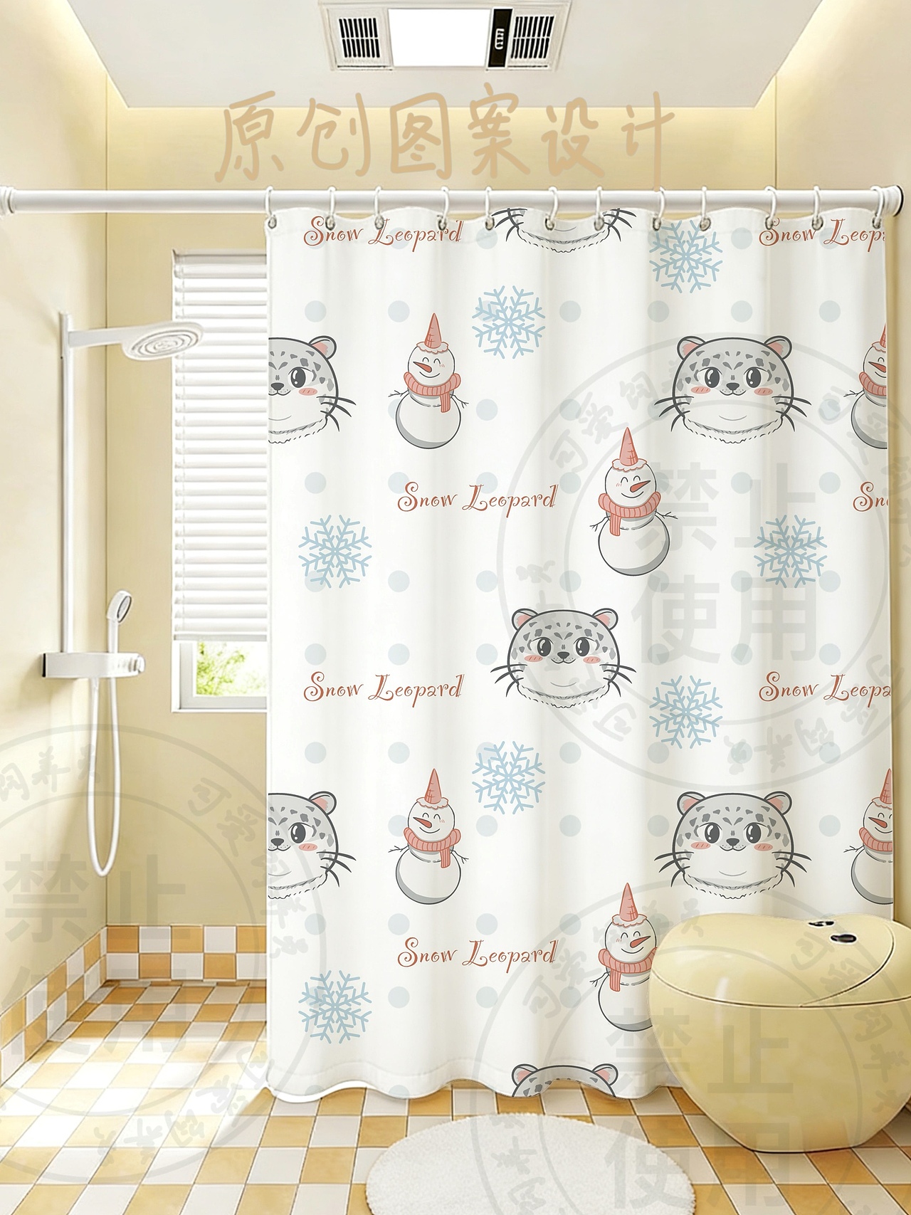 雪豹与雪人朋友（图ZNDAyOTU4MzA0） - 儿童插画 - 站酷设计师可爱饲养员原创素材 - 站酷ZCOOL