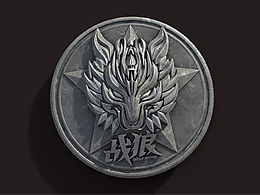 一枚名叫戰(zhàn)狼的徽章模型