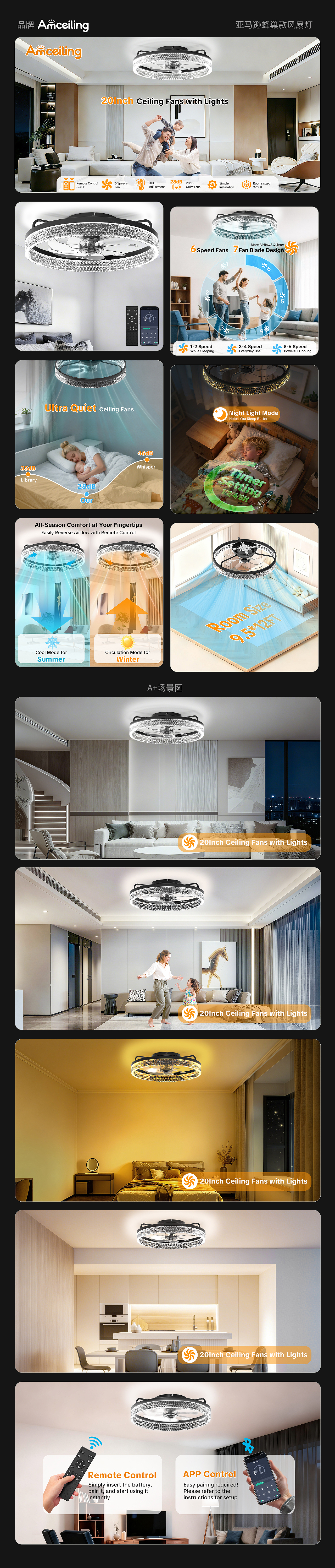 亚马逊风扇灯（图ZNDAyOTY4MjQ4） - 电商 - 站酷设计师果先森原创素材 - 站酷ZCOOL