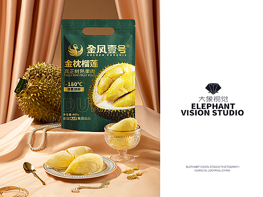 榴莲 美食 水果拍摄 冰冻榴莲